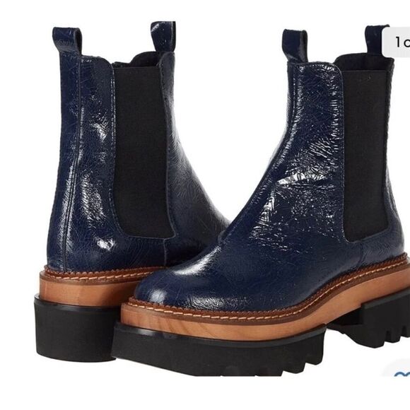 Free  People Vance Double Tab Chelsea Boot Size 39 - Picture 1 of 5